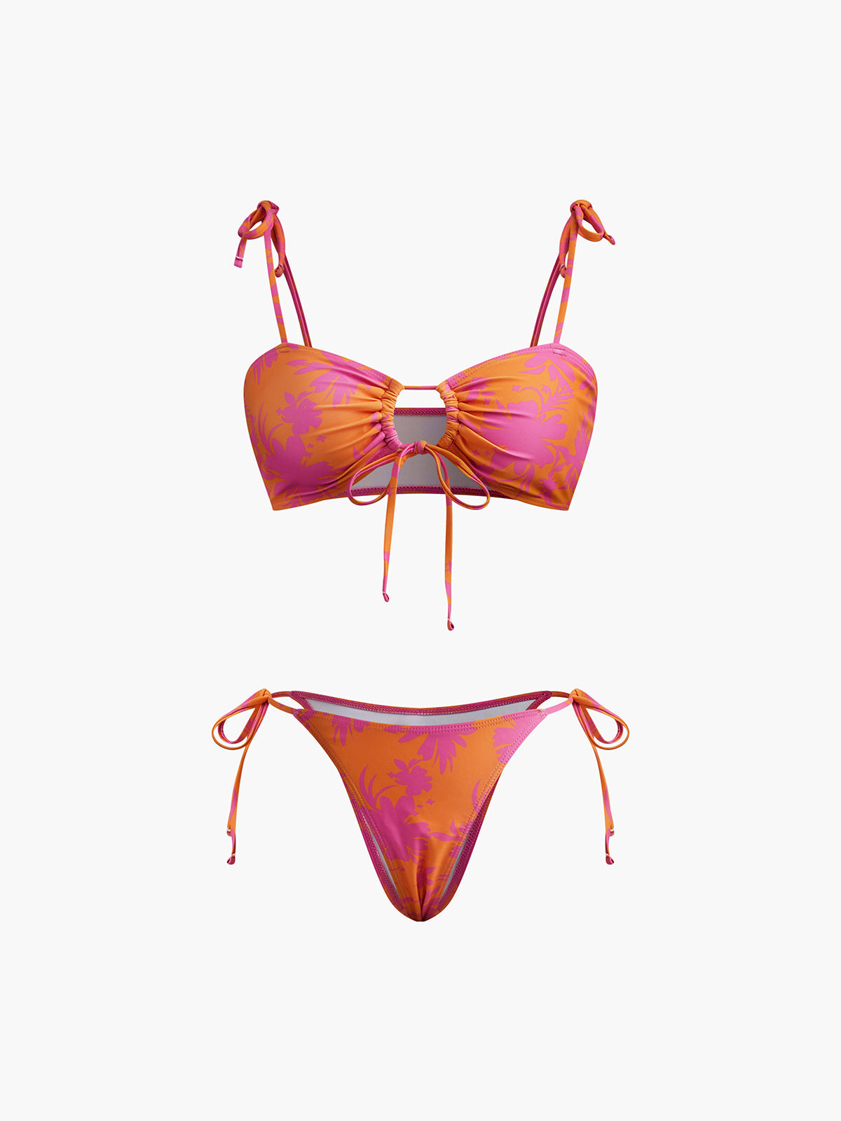 Baskılı Daire Kesimli Bikini Takımı main image 1