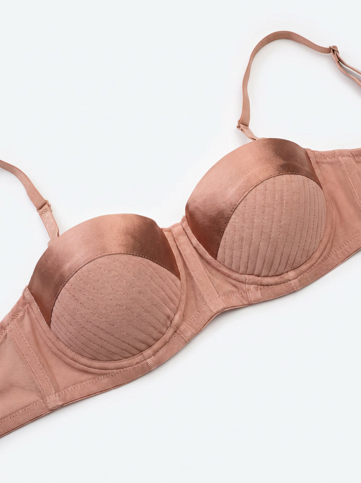 Coline Büstiyer Dantelli Mini Elbise - Pembe - Pembe detay 7