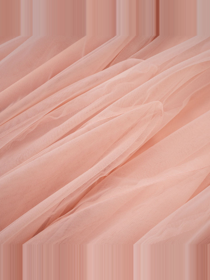 Ulrique Korse Dantelli Tül Maksi Elbise - Pembe - Pembe detay 8