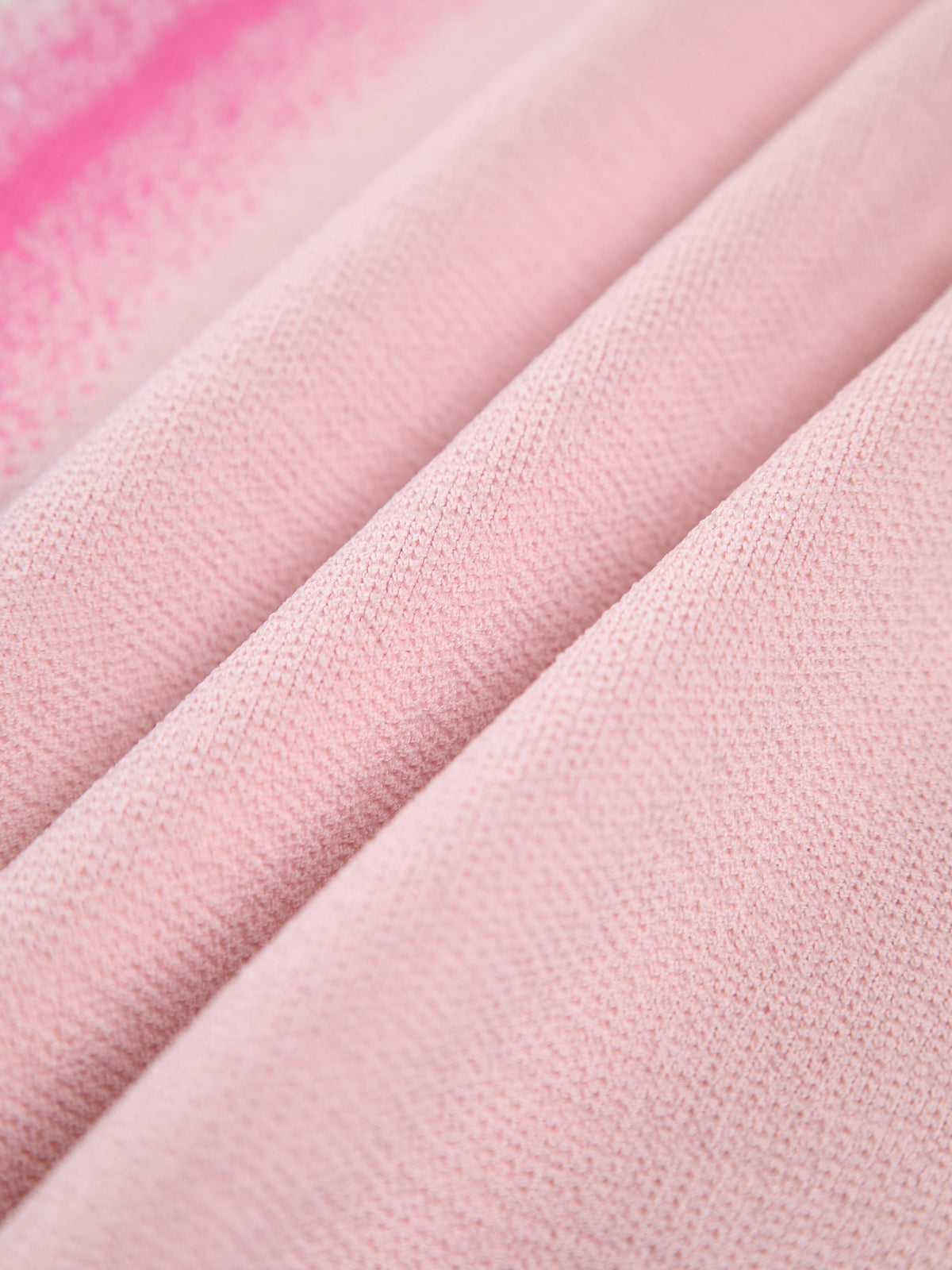 Dalgalı Kenar Örme Kolsuz Midi Elbise Pembe Slim Fit · 3