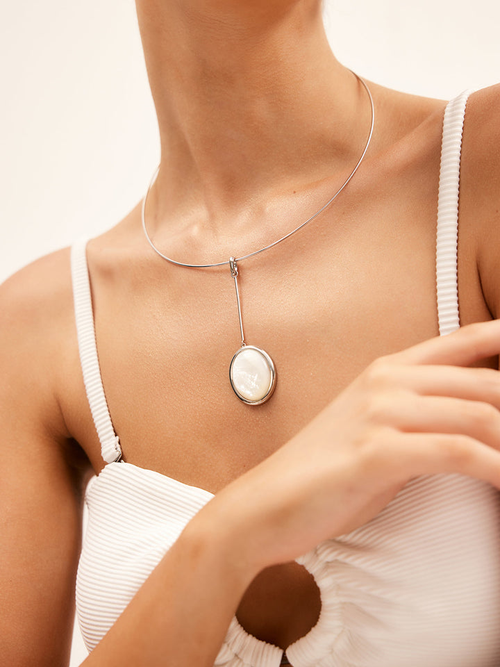 Barok İnci Kolye Sterling Silver Gümüş Ayar Kombin - SvelteChic