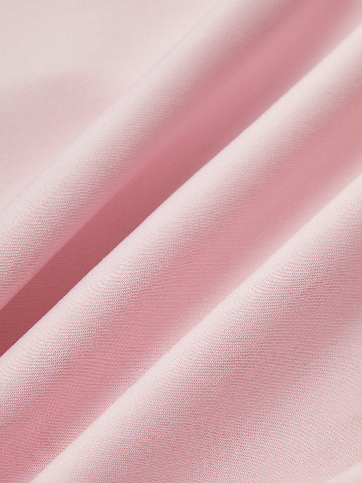 Straplez Kısa Abiye Elbise Pembe Slim Fit Görsel 5 - SvelteChic