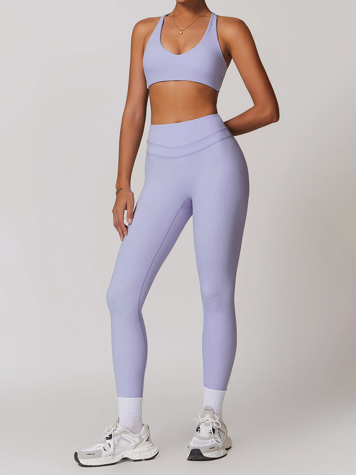 Yüksek Bel Spor Tayt Skinny Kesim Gri Görsel 7 - SvelteChic