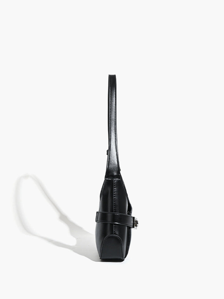 Premium Minimalist Omuz Çantası Siyah Görsel 5 - SvelteChic