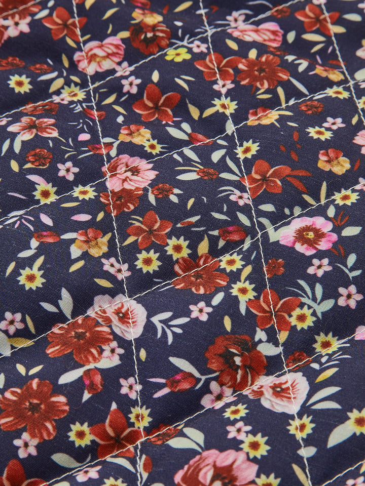Patchwork Baskılı Uzun Kol Ceket Çok Renkli Oversize Görsel 9 - SvelteChic
