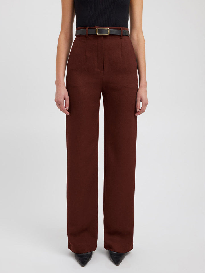 Paça Detay Dokuma Uzun Pantolon Siyah Regular Fit Kombin - SvelteChic