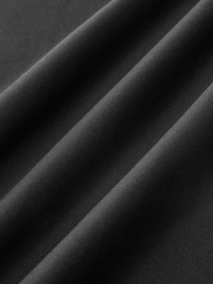 Metal Aksesuarlı Sarong Etek Siyah Jersey Görsel 8 - SvelteChic