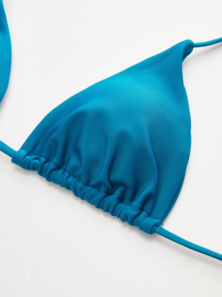 Üçgen Bikini Takımı Lacivert İki Alt Stili Görsel 8 - SvelteChic