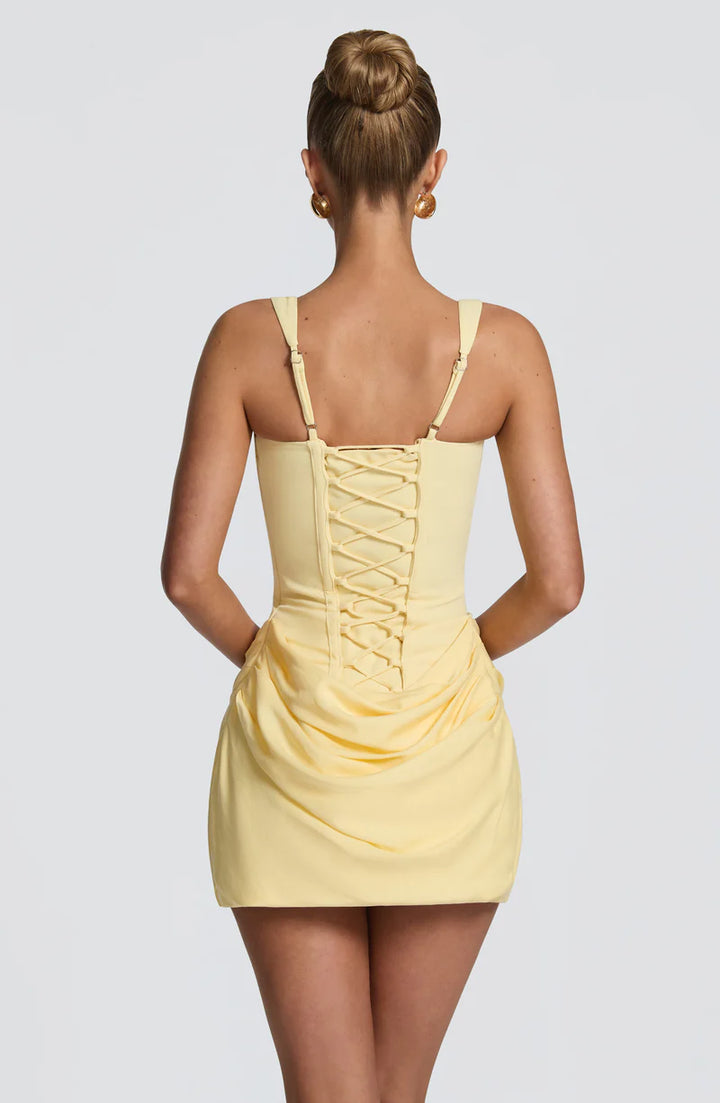 Valora Mini Elbise - Sarı