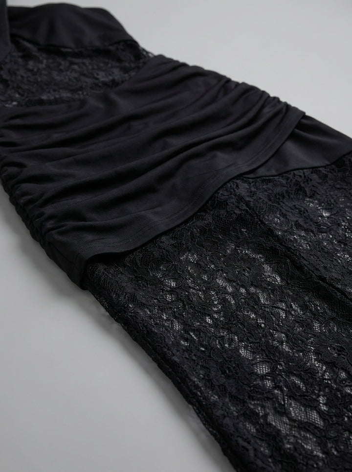 Dantel Detaylı Maxi Dress